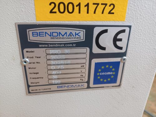 Bendmak type pro 30 profil valse
