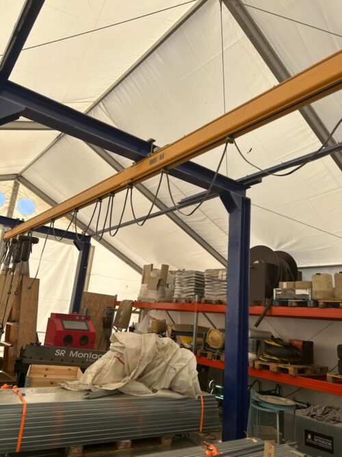 2x500 taljer  talje bane 1000 kg  med stavtiv