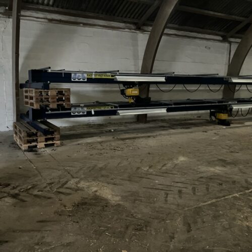 traværs kran 1250 kg